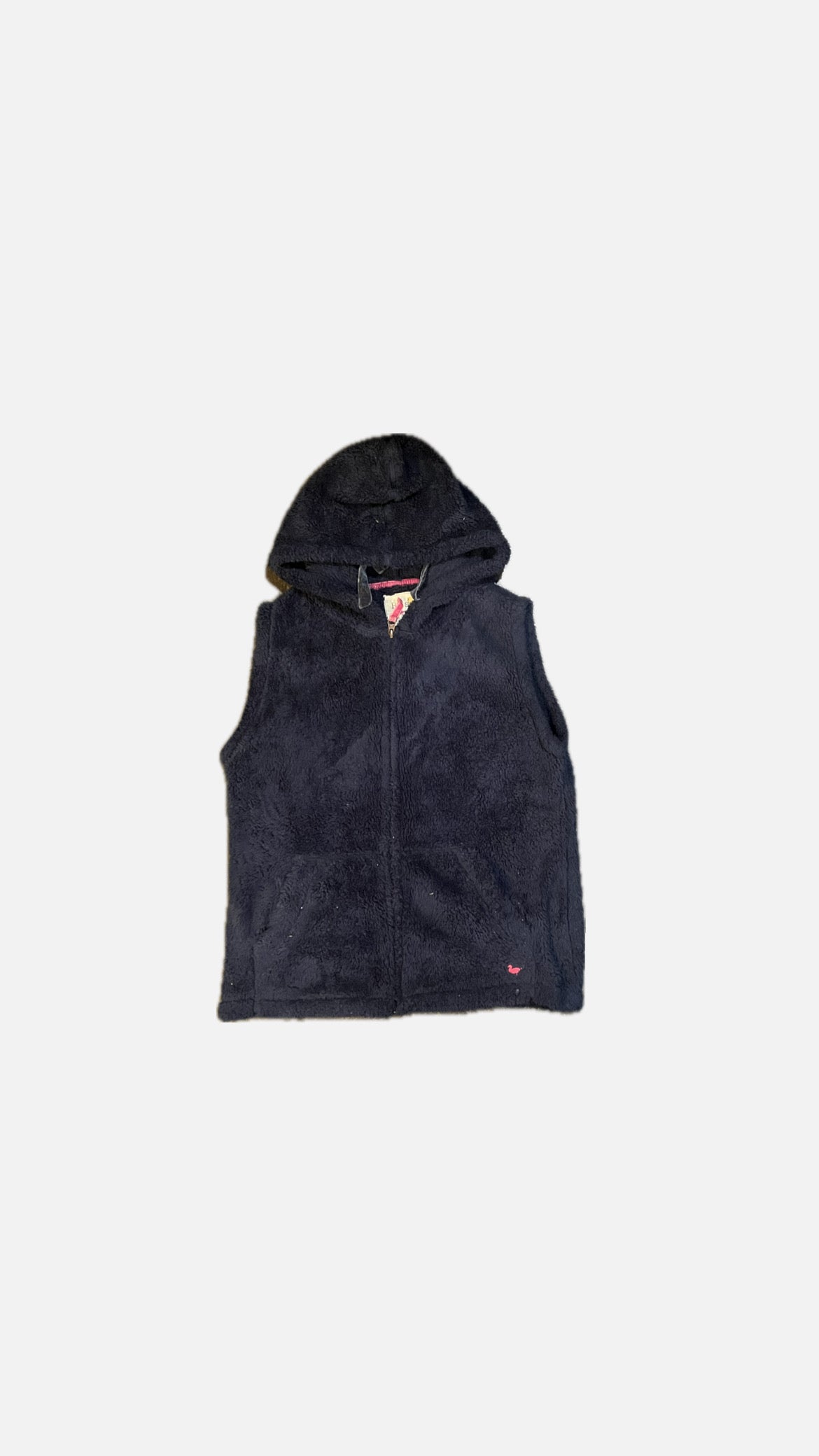 Sleeveless funky sweatshirt