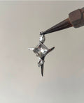 Stone cross charm